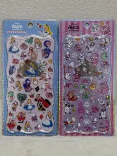 不思議の国のアリス アリス プチドロップステッカー プチドロ シール 2枚セット