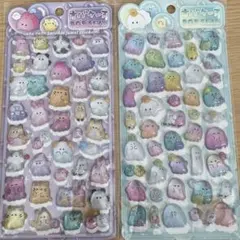 オバケーヌ　ポップシール2枚セット　硬めシール