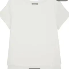 セオリーリュクス　ARUAN S PEARL TWILL 半袖ブラウス　白