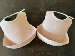 ポニー様ご購入【2個セット】ベビービョルン　エプロン　ピンク　スタイ　双子