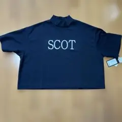 SCOT CLUB ハイネック 半袖カットソーブラックのサムネイル