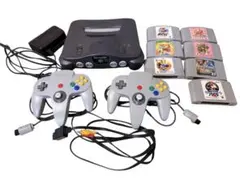 動作確認済】NINTENDO64 本体 コントローラー2個 ソフト15本セット