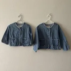 ZARA KIDS デニムジャケット 兄弟おそろい 2点セット