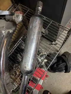 バイク用 マフラー サイレンサー クロームメッキ　エストレヤ 純正のサムネイル