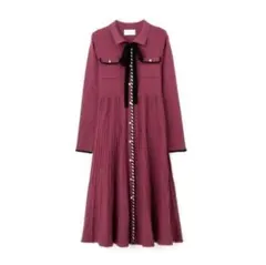 限定品✨ JILLSTUART バイカラーリブフレアワンピース フリーサイズ