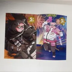 ドズル社　おおはらMEN　5周年記念イラストブロマイド　2枚セット