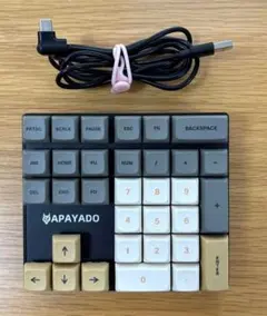 APAYADO メカニカルテンキー 赤軸 USB接続 バックライト