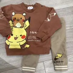 モンポケ ポケモン ピカチュウ トレーナースパッツセット