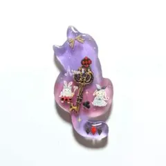 ☆レジン ヘアゴム ブローチ☆♡No.893♡