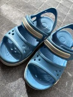 【17センチ】Crocs 青 サンダル