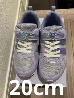 MOONSTAR スーパースター パープル キッズシューズ　20cm