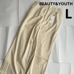 新品　ユナイテッドアローズ　裏起毛　スリット　パンツ　レディース　暖かい　ズボン