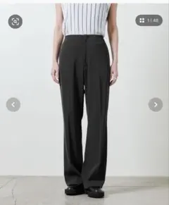 MARW UNITED ARROWS ダークグレー スラックス 38