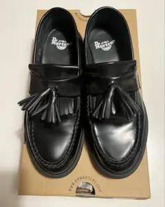 Dr. Martens ブラックレザー タッセルローファー