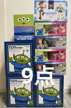 新品 未開封】トイストーリー ペアマグカップ ダストボックス メラミン