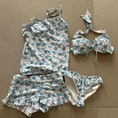 花柄セパレート水着・ビキニ