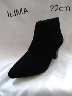 新品【EVOL】ILIMA　太ヒール　シンプル　ショートブーツ　イーボル　イリマ