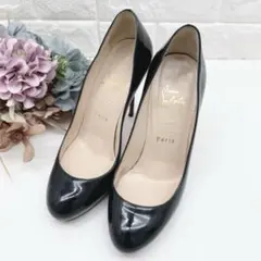 Christian Louboutin レッドソール ハイヒール エナメル