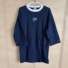 Tommy Jeans 七分袖 Tシャツ ネイビーのサムネイル
