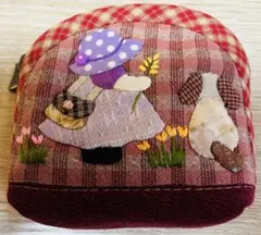 ★新作★スーちゃんハンドメイド　パッチワーク　レッド系