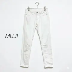【無印良品】ホワイトデニム スキニーパンツ ストレッチのサムネイル