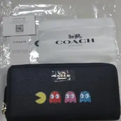 新品未開封 COACH 長財布 ロボット シグネチャー ブラウン 箱付き