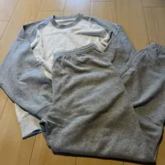 新品未使用 ユニクロ UNIQLO セットアップ スウェット パンツ グレー L