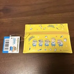 クレヨンしんちゃん ダイカットポーチ　ダイソー　小銭入れ　お財布　小物入れ