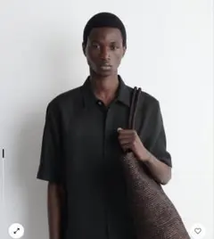 COS リネン半袖シャツ LINEN SHORT-SLEEVED SHIRTのサムネイル