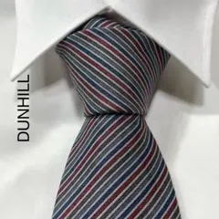 TG3216 DUNHILL ダンヒル レジメンタル ストライプ ネクタイ