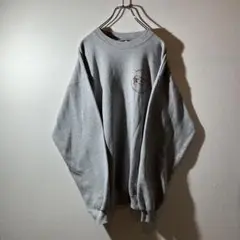 90s vintage port&company 両面プリントスウェット L