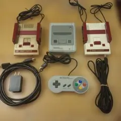 ⑲ ニンテンドー クラシックミニ ファミリーコンピュータ　スーパーファミコン