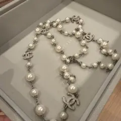 CHANEL パール ロングネックレス ココマークのサムネイル
