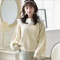 アイボリーニット