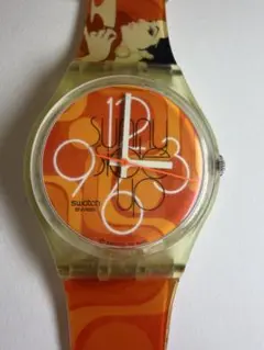○未使用新品○SWATCH オレンジで統一されたスウォッチ GO114 - メルカリ