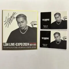 LIKIYA リキヤ EXPOロト 会員証風ステッカー ミニ色紙 RAMPAGE