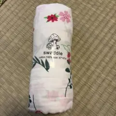 swaddle 花柄 おくるみ 120x120