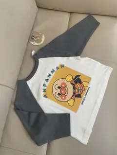 新品未使用アンパンマン だだんだん前後2WAY 長袖Tシャツ　綿100％　90
