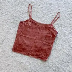 【d27】✨美品✨ユナイテッドアローズ　キャミソール くすみピンクのサムネイル
