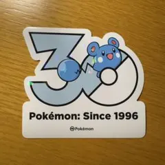 韓国限定　ポケモン　聖水オリーブヤング　30周年ステッカー　ルリリのサムネイル