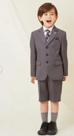 新品未使用　グリーンレーベルリラクシング　フォーマルスーツ3点グレー105