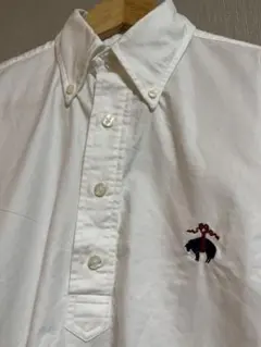 【美品】ブルックスブラザーズ廃盤大ロゴ米国製プルオーバーシャツ現行定価1.7万円