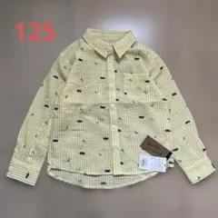 新品タグ付　アランチヲネ　ストライプ かぶとむし刺繍　125