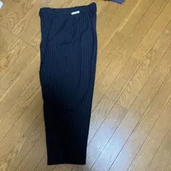 GU カジュアルパンツ ストライプ ネイビー Lサイズのサムネイル