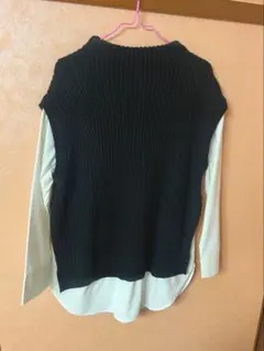 レイヤードデザイン シャツ