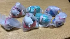 はぴだんぶい すやすやフィギュアチャーム4種 7個セット