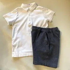 familiar 半袖　シャツ＆バミューダ　110cm