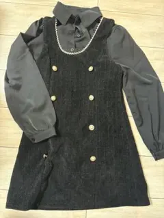 パールジャンパースカートセットアップ