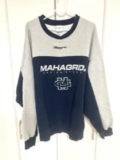 mahargrid. トレーナー L ネイビー/グレーのサムネイル