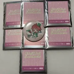 カラフルピーチ　じゃぱぱ　缶バッジ7個　サンリオ